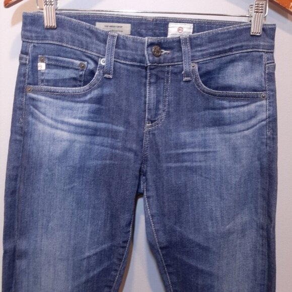 AG Adriano Goldschmied Nikki Crop Jeans Relaxed Skinny Fit Ankle Denim - Picture 3 of 13